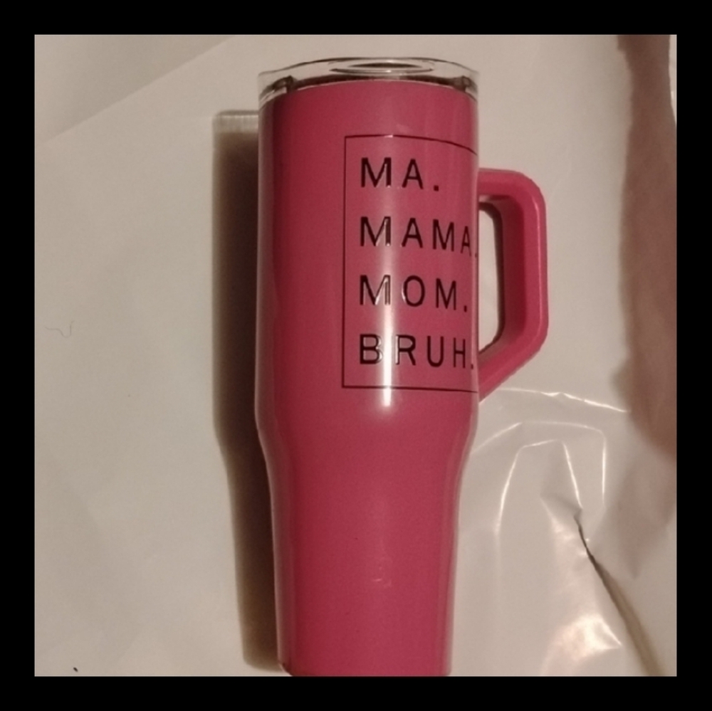 Hobby Lobby Pink Tumbler with Fun Text